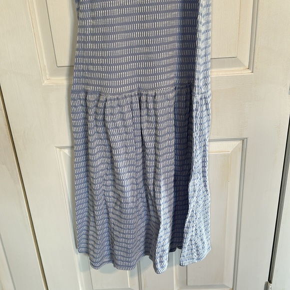 Caution to the wind Blue maxi dress size large women’s - Picture 3 of 5